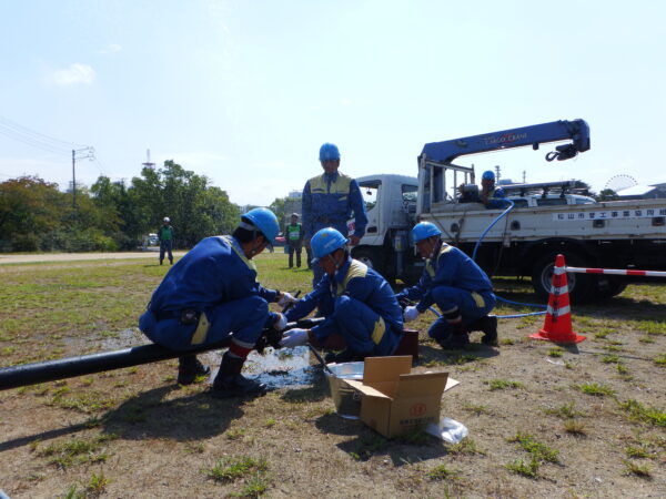 松山市総合防災訓練